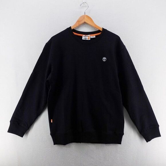 Timberland Men's Essential Logo Sweatshirt Black XL - Picture 5 of 15